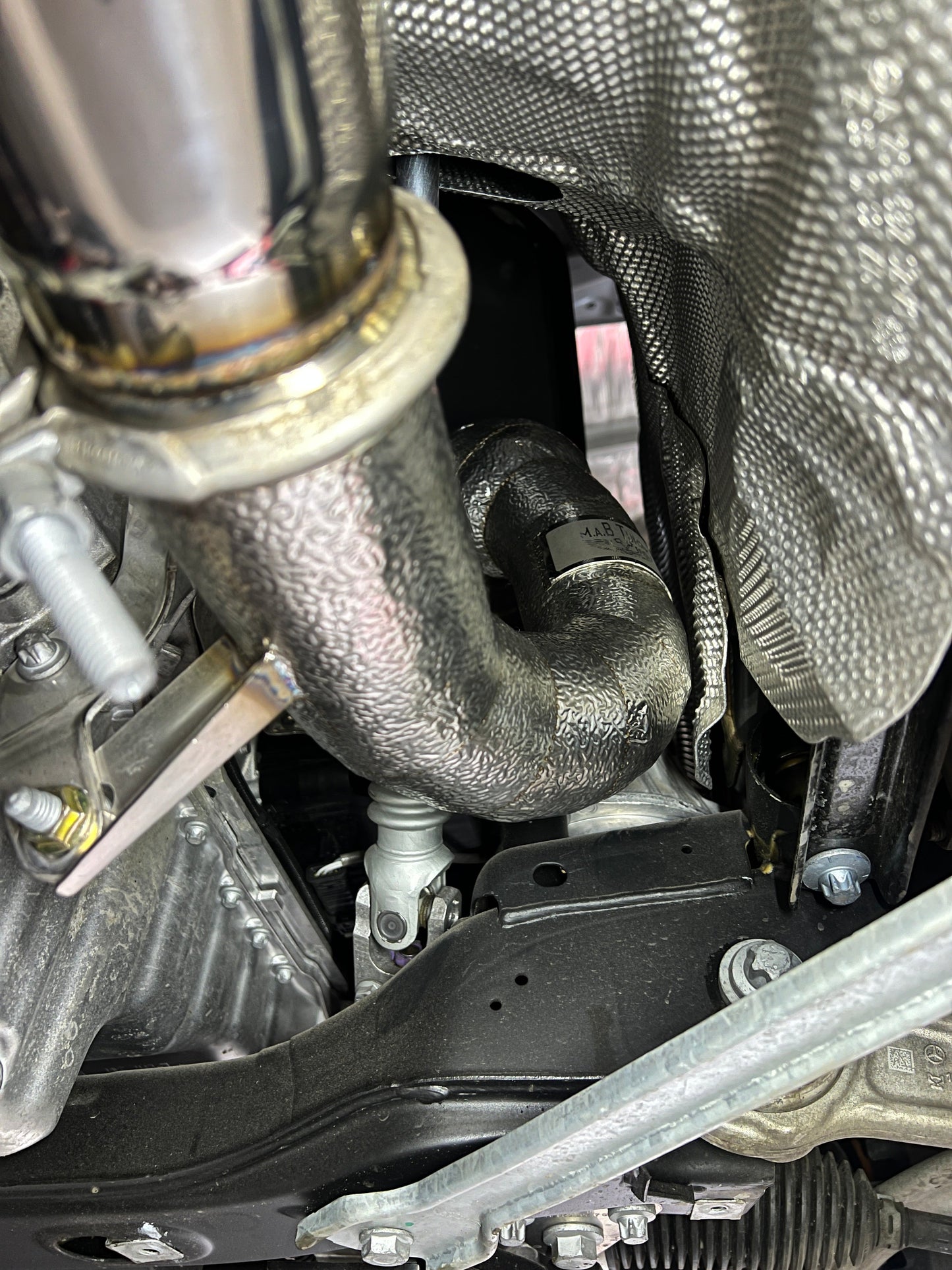 2013-2018 Mercedes c200/c300 M274 -Downpipe